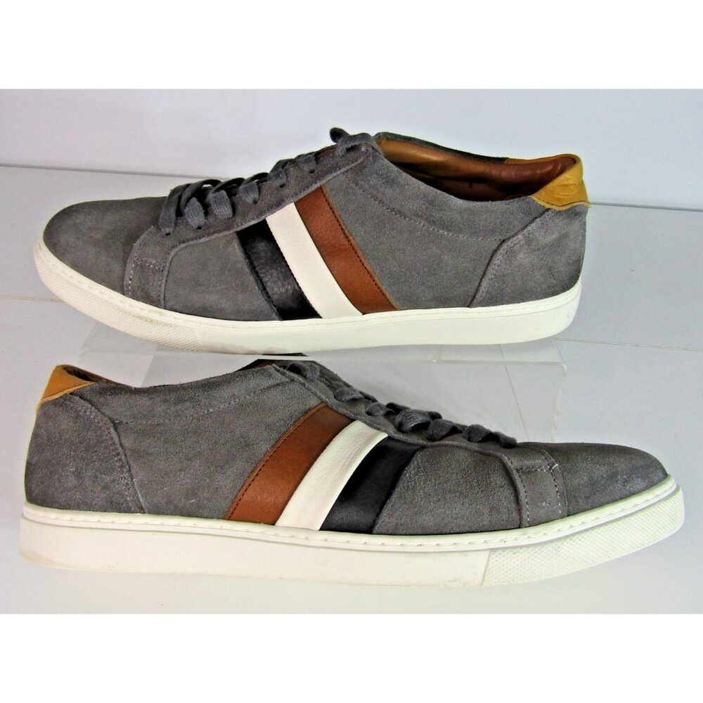 Allen Edmonds Courtside Signature Suede Sneakers Men's Size 10 D Grey